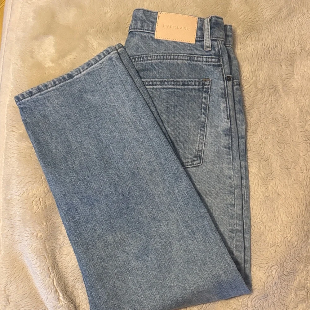 Everlane Light Blue Button-Fly Jeans - Picture 9 of 10